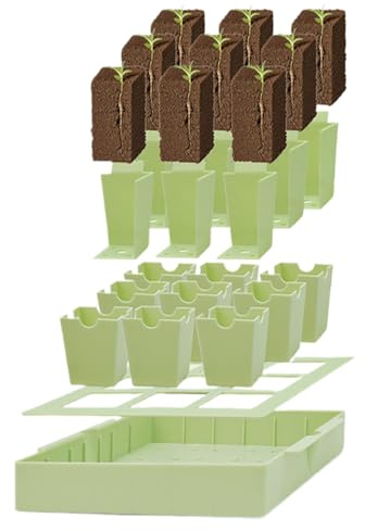 Set di ciotole per principianti, mini serra, riutilizzabili, per aiuole di verdure, per coltivare aiuole da giardino, per interni ed esterni