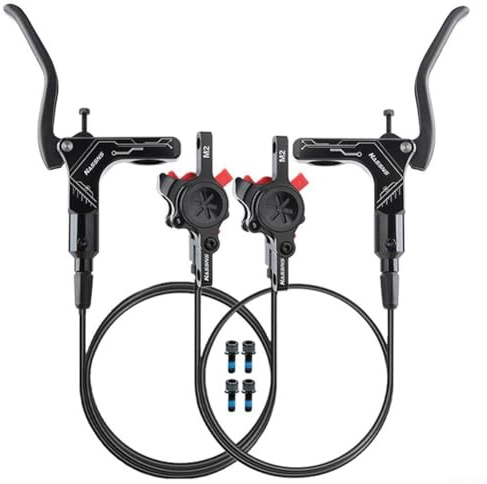 Honseadek Kolben Mountainbike Plus für Fahrrad, Bremssattel, Straße, hydraulisches Scheibenbremsen-Set mit Konstruktionsrotoren, Dual für Aluminium für Legierung, 160 mm, vorne, 800 mm