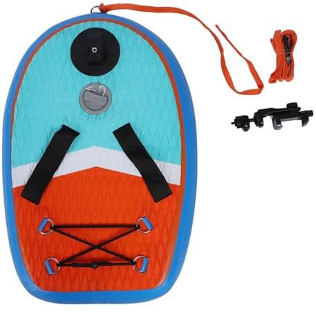 ANKROYU Aufblasbares Schwimm-Kickboard, verdicktes großes Auftriebs-Schwimmbrett mit verstellbarem Telefonhalter für Panoramakameras, Action-Kameras, universell für Schwimmbäder, S