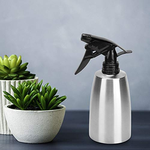 Generic Vattenspruta i Rostfritt Stål Sprayflaska Hållbart Justerbart Munstycke för Köksmaterial 400 Ml Kapacitet för Hemmabruk