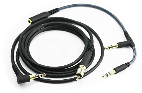 Ersatz-Audiokabel, kompatibel mit Sennheiser Kopfhörer Game ONE, Game Zero, PC 373D, GSP 350, GSP 500, GSP 600 2m/6.6ft
