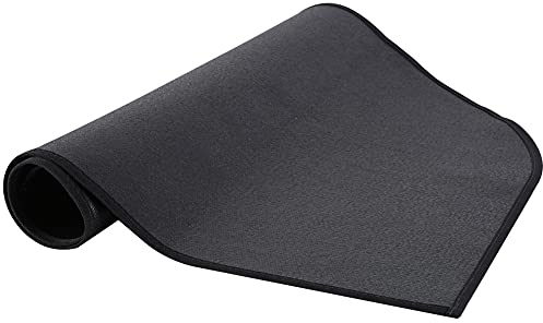 ISAKEN Alfombra de Protección de Suelo Barbacoa Alfombra de BBQ, Alfombrilla Ignífuga, Alfombrilla de Gas Resistente al Calor para Barbacoa Exterior Jardín Terraza