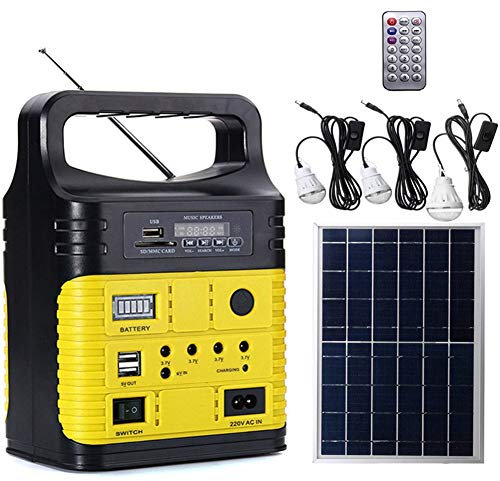 Sistema Domestico Solare 10W Portatile Generatore del Pannello di Energia Solare Sistema di Generazione di Corrente Continua Pannelli Solari USB Batteria Ricaricabile Casa Kit Generatore Solare solar