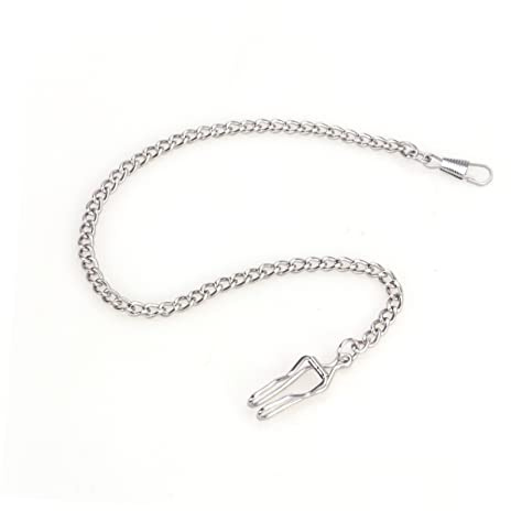 Mikikit 3Pcs Herren Accessoire Metall Vintage Legierung Schlüsselanhänger - Golden Für Albert Pocket Kette Geschenk Klassische Vergoldete Damenuhr Weste