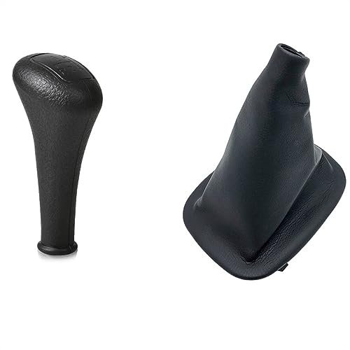 EQUSS Schaltknäufe Kompatibel Mit Mercedes Für Benz C E S-Klasse W124 S124 W126 E190 W190 W201 W202 W123 W140 4/5-Gang-Schaltknauf Gamasche Kofferraumhülle (Color : 5 Speed 2Pcs)