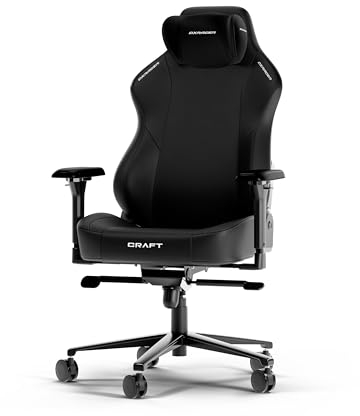 DXRacer CRAFT XL Schwarz EPU Leder das Orginal Gaming Stuhl