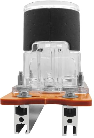 2 in 1 Slotted Base & Fastening Bracket for 65mm Trimming Machine, Wood Router Slotting Locator, High Efficiency Trimmer Slotting Bracket for Woodworking Projects, Easy to Install