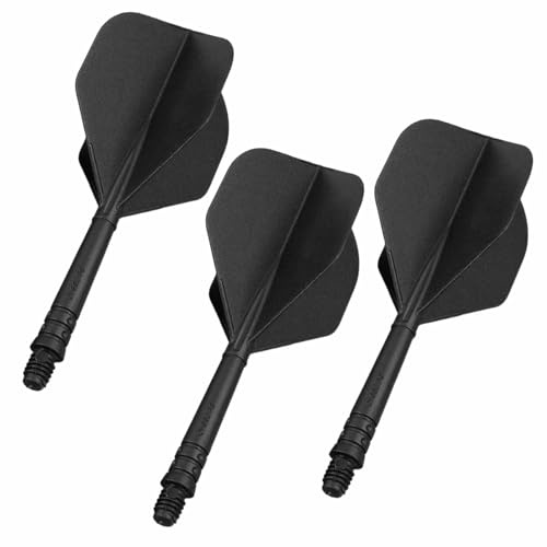 Darts K Flex integrierte Dart-Flights und Schäfte, Nr. 6, 3 Stück, K-Flex – Nr. 6, Kflex All in One geformter Dart-Flight & Schaftlängen: kurz, mittel und mittel, professionelles Dartzubehör