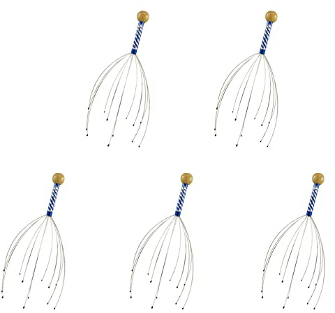 Kznifmk 5X Massaggio Testa Massaggiatore Testa Di per Terapia Rilassante e Sollievo Dello Stress