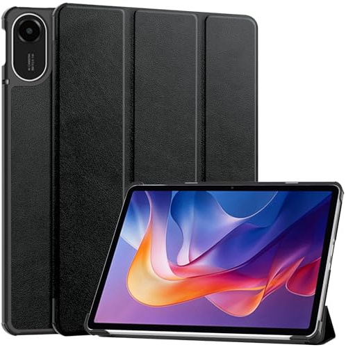 Vakarey per Xiaomi Redmi Pad 2 Cover,Ultra Sottile Intelligente Custodia per Redmi Pad 2 4G 11 Pollici 2025,Nero