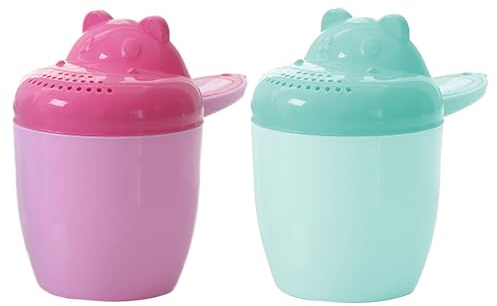 2PCS Tazza Di Shampoo, Tazza Di Risciacquo Per Bagnetti, Bicchiere Per Lavare I Capelli Per Bambini, Tazze Da Bagno Capretto Lavaggio Dei Capelli, Proteggendo Gli Occhi Dei Bambini