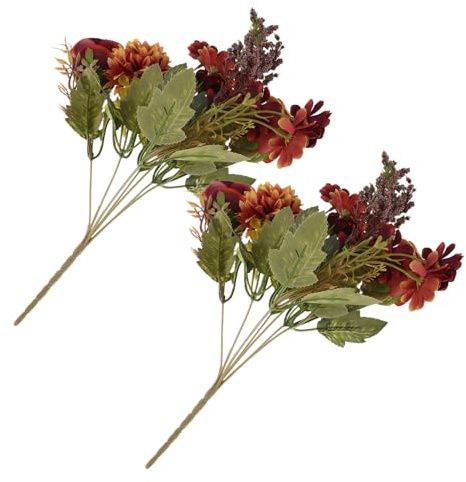 Cabilock 2pezzi Bouquet Ortensie Artificiali Europee 7 Steli Di Fiori Realistici Per Decorazioni Per Casa Centrotavola Per Matrimoni Camera Da Letto