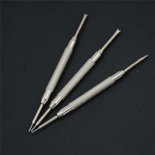3-piece repair tool kit for metal bracelets, multi-functional watch strap opener, watch strap replacement spring rod connecting pin remover.