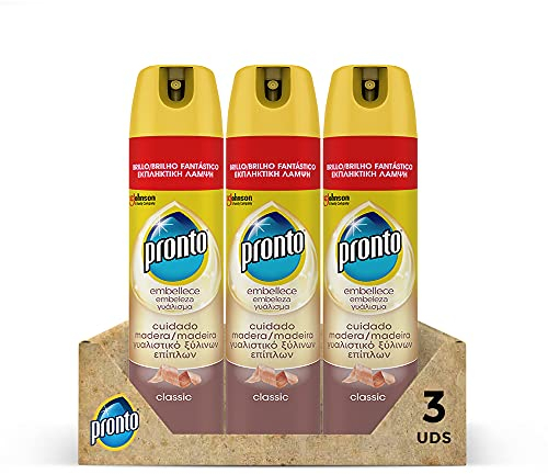 Pronto – Meubles Nettoyant Aérosol – 300 ml – [Pack de 3]