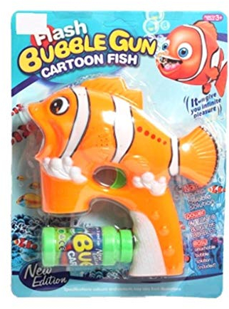 NEU! Bubble Gun Seifenblasenpistole - Seifenblasen Pistole für Kinder Marke HUKITECH Spielpistole Bubbler Soap Bubbles Pistol