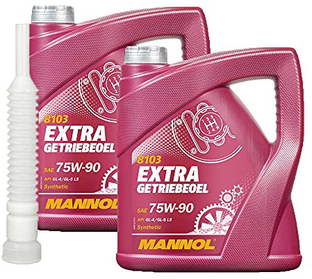 2 x4l, MANNOL Extra Getriebeöl 75W-90 GL-5 Öl + Ausgießer