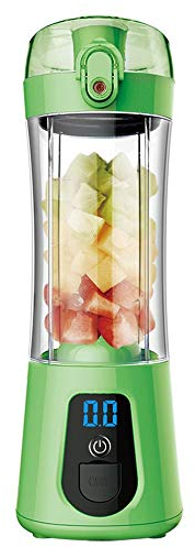 Extracteur de jus Mini Tasse à jus électrique Portable Rechargeable Juice Cup Ménage Juicer Multi-Function Mixing Machine (Couleur : Vert) (Vert)