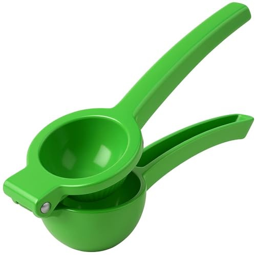BarBits Mexican Elbow Lemon Squeezer - Heavy Duty Hand Juice Extractor Press, Lime Citrus Fruit Juicer - (Green)