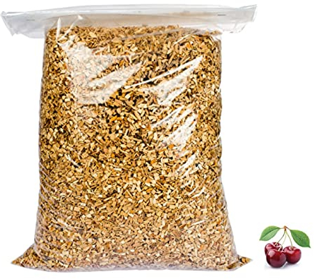 AlcoFermBrew Räucherofen und Grill Holzspäne 0.45kg – Kirsche | Späne zum Räuchern