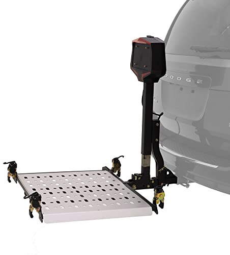 Electric Mobility Scooter Carrier for Car, 350 lb Capacity, Silver Spring