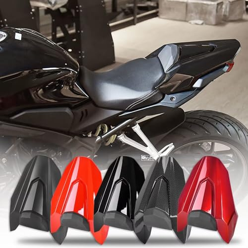 TaTonCycle Motorrad Rücksitz Beifahrer Sozius Solo Rücksitzverkleidung Sitzbezug Verkleidung kompatibel mit H-onda CB650R CBR650R CB 650 R CBR 650R Zubehörteile 2019 2020 19 20 (Matt-schwarz)