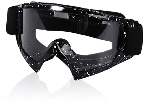 Fadcaer Ski Goggles for Men Women - Windproof Dustproof UV Protection Anti-Glare Anti-Fog Glasses for Skiing Snowboarding Outdoor Sports - Unisex Motorcycle Eyewear