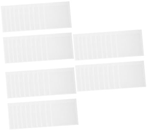 VILLCASE 3 Sets Materialkartenhüllen Beutel Klebeetikettentaschen Kartenhalter Zur Organisation Von Lageretikettentaschen Kartentaschen 20 Stück * 3