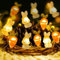 Luces de Cadena de Decoración de Pascua, 2M 20LED luces de cuerda para Pascua conejos, Cadena de Decoración de Pascua, Cadena de Luces Conejito y zanahoria,para bodas, fiestas de cumpleaños, Pascua