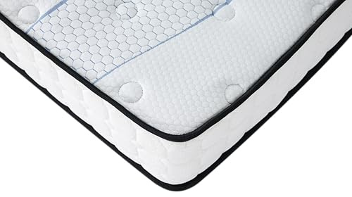 EGO HOME Matelas 140 x 200 cm, dureté H3, 23 cm, Ergonomique, en Mousse Froide, 7 Zones, de qualité supérieure, avec Housse Lavable, Respirant, certifié Öko-Tex