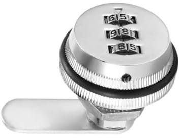 Gadpiparty Password Lock for Mailbox and White Coded Cabinet Lock Keyless Security Keyless Code