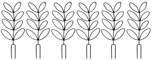 BUBEFSKD 6 piezas pequeñas rejilla para plantas en maceta rejilla de plástico para escalar en macetas interiores para escalada interior tirachinas decorativas