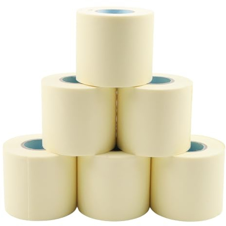 6 nastri isolanti in PVC per condizionatori d'aria per sistemi HVAC, resistenti alle intemperie, per uso interno ed esterno, giallo