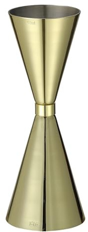 Misurino da cocktail a cono Doppio cocktail Jigger Bar Cocktail Dosatore Liquore Misurino Martini Barra degli strumenti for misurare(Ring Gold 60 90ml)