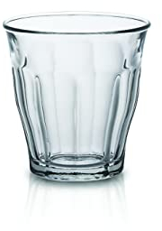 Duralex 1026AB06C0111 Picardie Six Trinkglas, Wasserglas, Saftglas, 220ml, Glas, transparent, 6 Stück