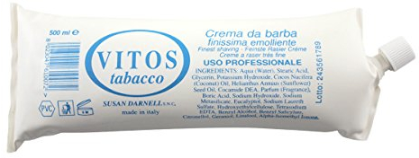 Vitos Sapone Da Barba Crema Emolliente Vescica Al Tabacco 500ml