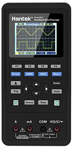 Hantek 2D72 3 in 1 Digital Oszilloskop Wellenformgenerator Multimeter USB tragbar 2 Kanäle 70 MHz 250 MSa/s Multifunktion Tester