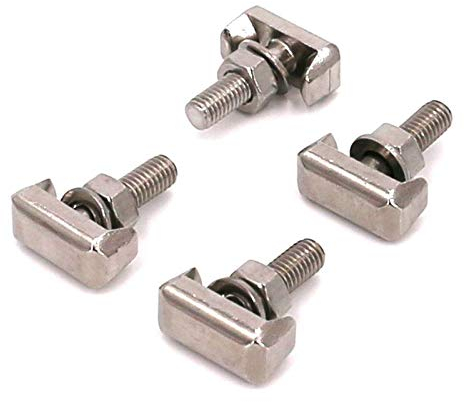 ZHITING 4pcs Morsetti di Batteria Bullone a T Connettori del Terminale Sostituire Battery Terminal per Auto o Furgone