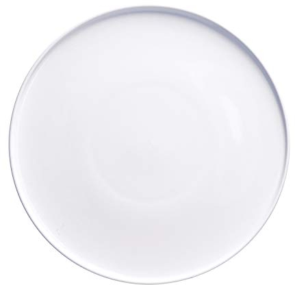 La Porcellana Bianca - Piatti Set da 2 Pezzi - Arredo Casa, Cucina - Linea Essenziale Gourmet - Idea Regalo - New Bone China - Ø 32; h1,9 cm