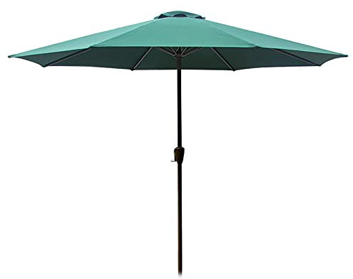 QLLL Ombrellone da Giardino per Esterni, Ombrellone Rotondo con Manovella, Protezione UV UPF 50+, Ombrellone da Giardino Antipioggia, per Ristorante con Balcone in Piscina - 2,7 M/3 M