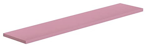 MODULARREDO | SMART Mensola da Muro, Scaffale Legno, Mensola da Parete, 76x15.5x1.8 cm, Rosa Blush - Made in Italy