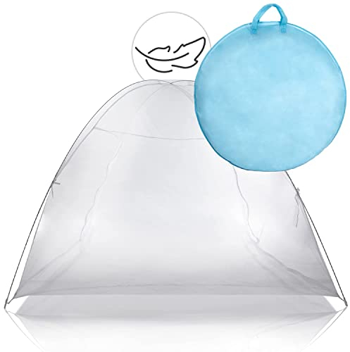 Fliegennetz Automatik Pop-Up Moskitozelt Mosquitonetz Fliegengitter; Mobiler XXL Insektenschutz mit 200 x 200 cm 2 personen Reisen
