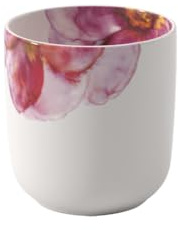 Villeroy & Boch – Rose Garden Ensemble De 2 Tasses, Tasse En Porcelaine Blanche, Contenance 290 Ml