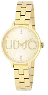 LIU JO Time Orologio Da Donna Nel Colore Oro Con Bracciale In Acciaio Inossidabile, Impermeabilità: 3 Bar, Diametro Cassa: 32 Mm, TLJ2040