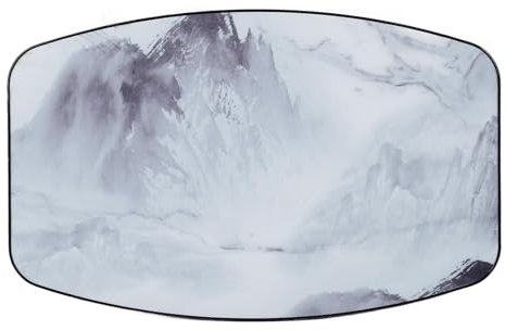 aqxreight Plateau Amovible Imperméable en Bois Massif pour Camping-Car, Camping-Car, Yacht, Terrasse (Paysage)