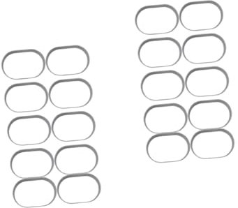 TOPBATHY 2sets Baking Moulds for Home Cheese Mold Stainless Steel Cake Mould Creative Baking Tool Molds Set 10pcs*2