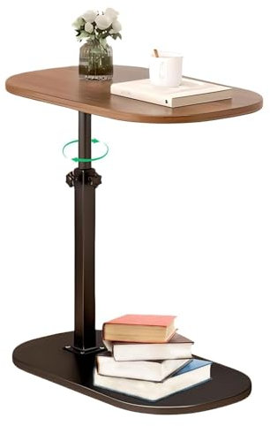 C-förmiger Beistelltisch, Höhenverstellbarer Klapptisch, Um 360° Drehbare Couch-Beistelltische, Moderner Kleiner C-Couchtisch-Beistelltisch, Wannenregal Mit Computer-TelefonhalterMobile C-Tische(Lifta
