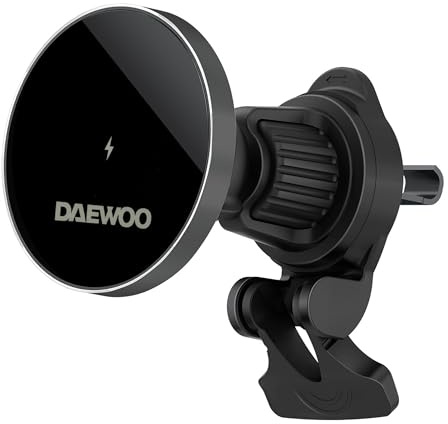 Daewoo Magnetic Wireless Car Charger, MagSafe Compatible For Iphone 12 And Above And MagSafe Cases, Secure And Easy Instalment