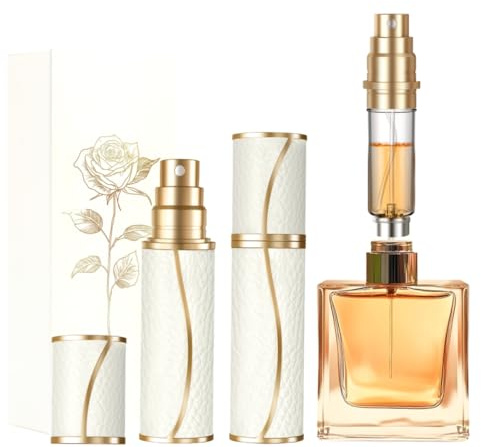 Perfume Travel Refillable Atomizer, 5mL Perfume Atomizer, Portable Cologne Sprayer, Pocket Size, Perfect for Travel/Business Trip/Vacation/Party,Gifts for girls/Christmas gifts/Stocking Stuffers
