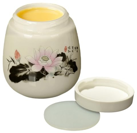 Portauovo in ceramica da 220 ml, portauovo con coperchio, per casa, cucina, hotel, ristorante, appartamento, affitto