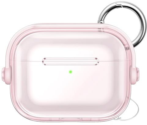 JETech Cover con Blocco Sicurezza per AirPods Pro 3, Rosa